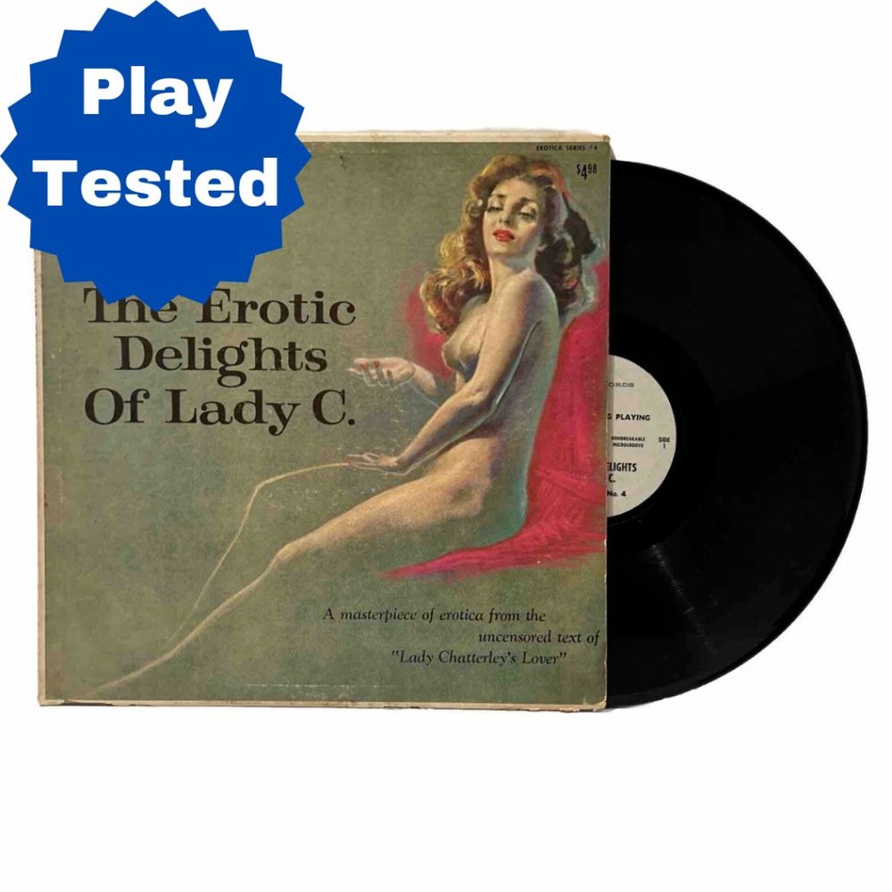 The Erotic Delights of Lady C. FAXLP-1008 12" Vinyl Record 33 RPM Erotica Series